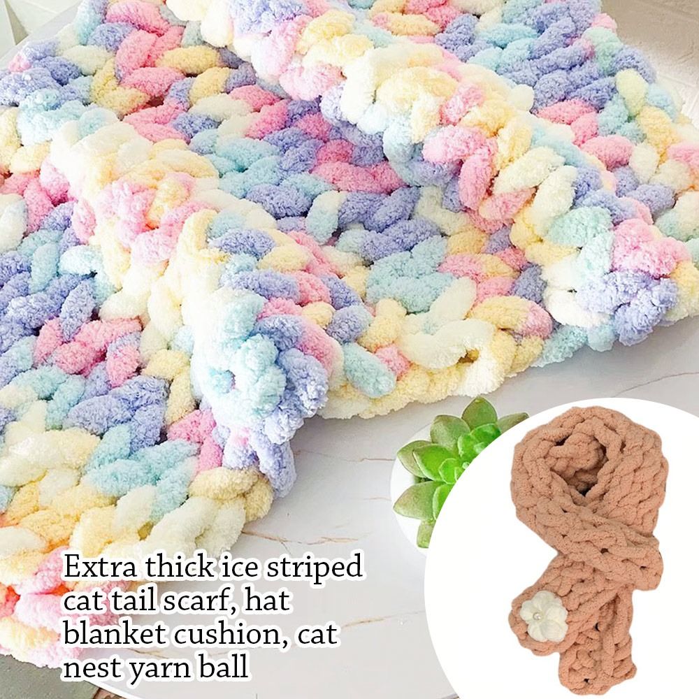 Throw Blanket Chunky Knit - 뜨개질 및 크로 셰 뜨개질 담요