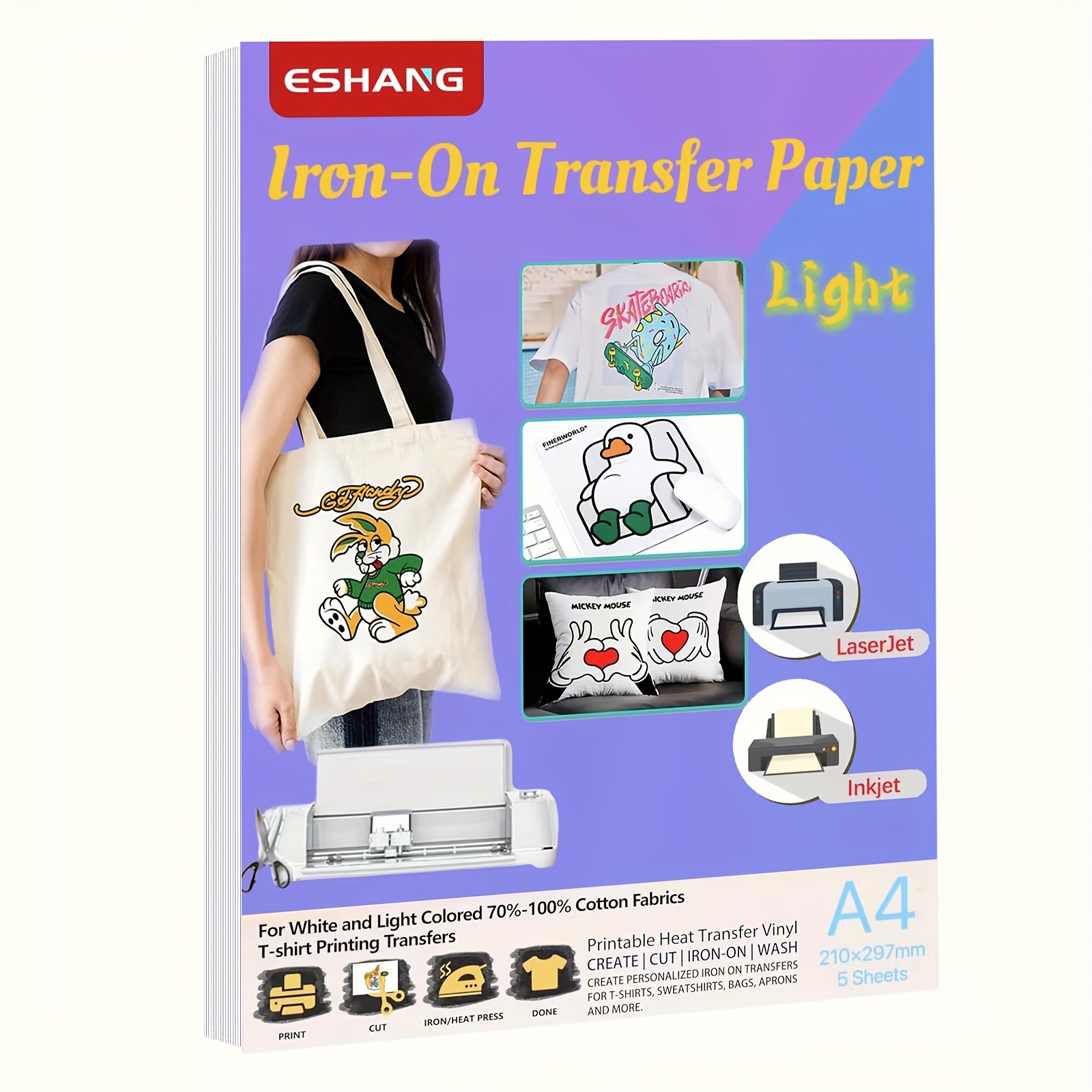 Electric Blanket Heated - A4 사이즈 열전사 용지 라이트 패브릭용