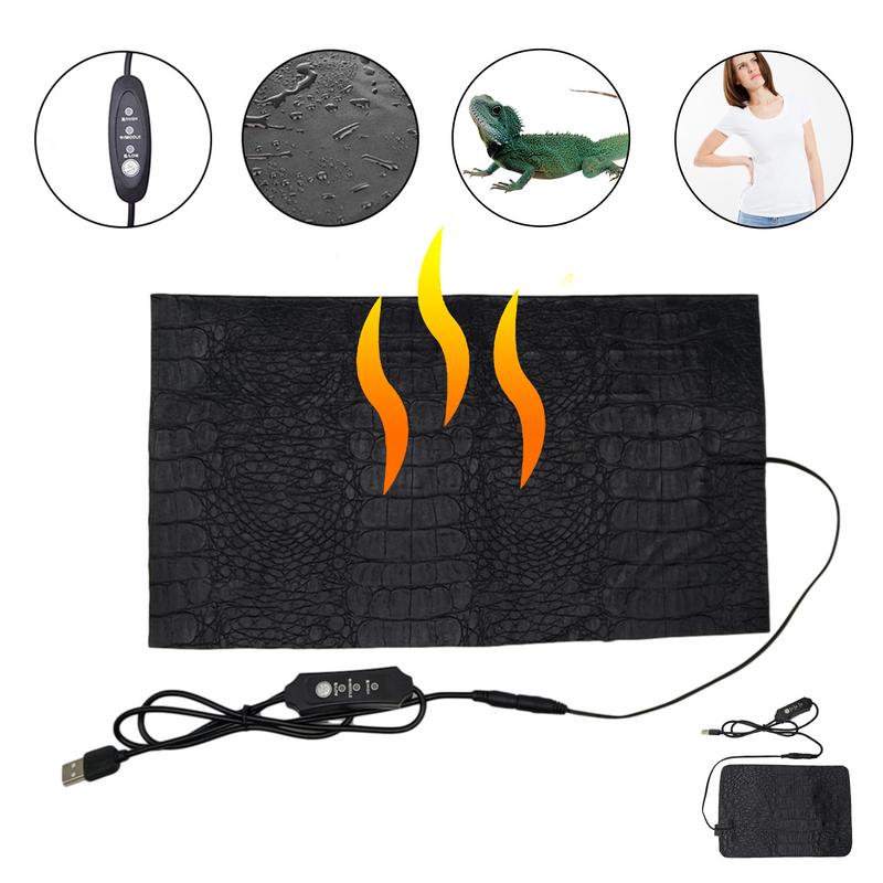 USB 애완 동물 난방 패드 테라리움 파충류 열 매트  - Electric Blanket Heated 리뷰 및 가격