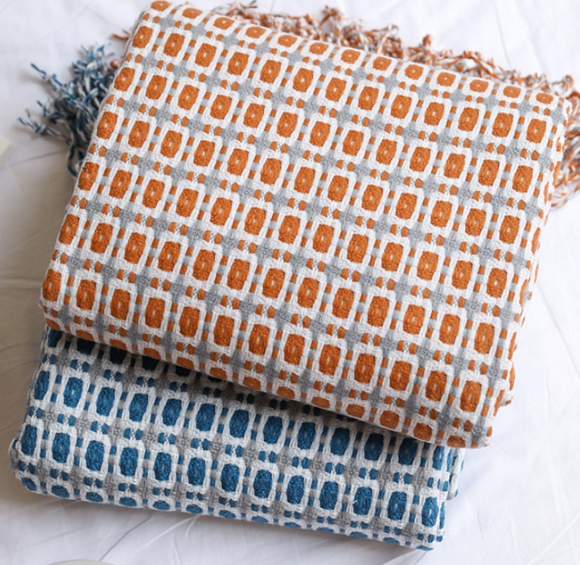 겨자 노란색 북유럽 니트 던지기 담요, 소파 숄, 부드 - Throw Blanket Chunky Knit 리뷰 및 가격
