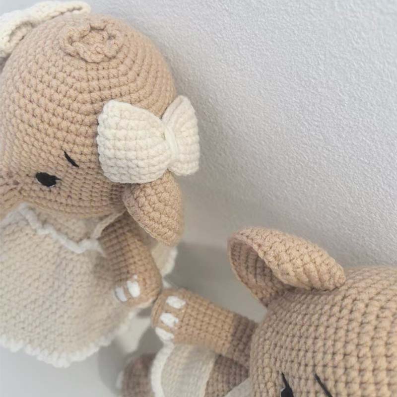 수제 코바늘 코끼리 인형 아미구루미, 집 꾸미기, 출산 - Home And Textiles Today 리뷰 및 가격