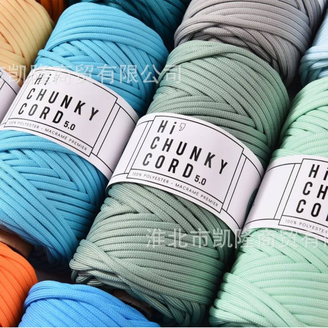 부드러운 폴리에스터 굵은 끈 5mm x 50미터 가방  - Home Textiles Consultant 리뷰 및 가격