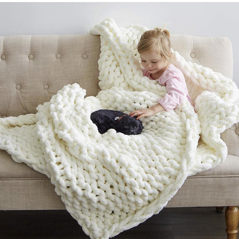 손뜨개 두꺼운 담요 두꺼운 실 메리노 울 볼륨감 있는  - Throw Blanket Chunky Knit 리뷰 및 가격