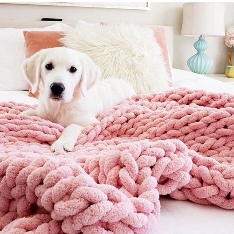 손뜨개 두꺼운 담요 두꺼운 실 메리노 울 볼륨감 있는  - Throw Blanket Chunky Knit 리뷰 및 가격